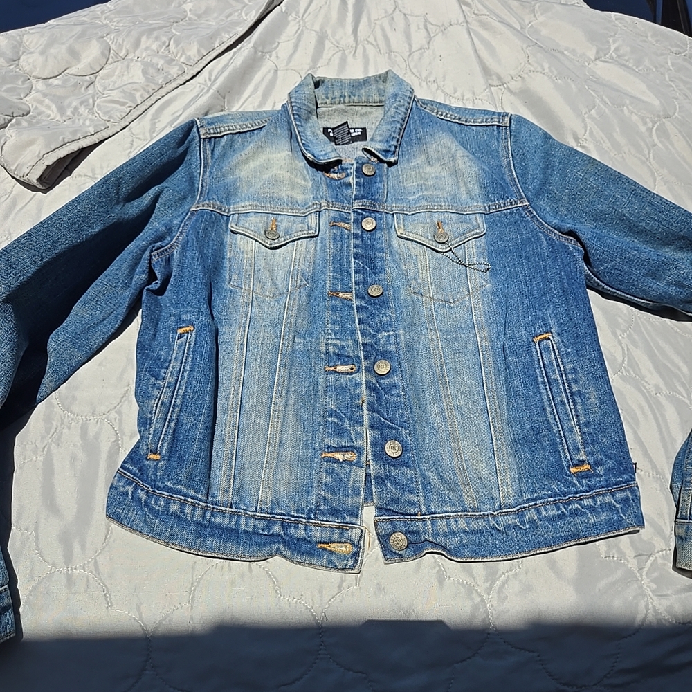 Classic Polo Blue Denim Jacket - Picture 2 of 5